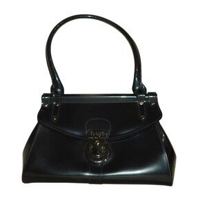 Beijo London Paris New York Handbag Charcoal Gray Purse